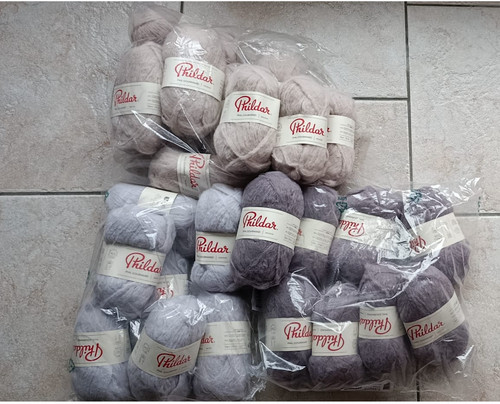 Set x25 knäuel - 🧶🧶, wolle