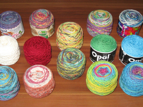 Wollpaket opal bunte - opal,