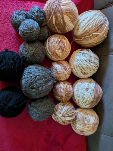 Wollreste paket - wollreste,