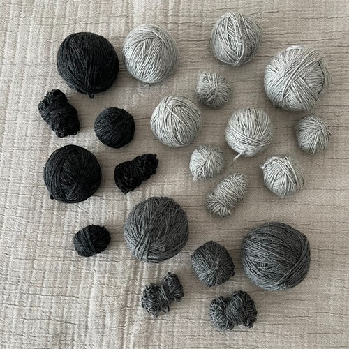 Wollpaket grau drops - wollpaket, "grau"